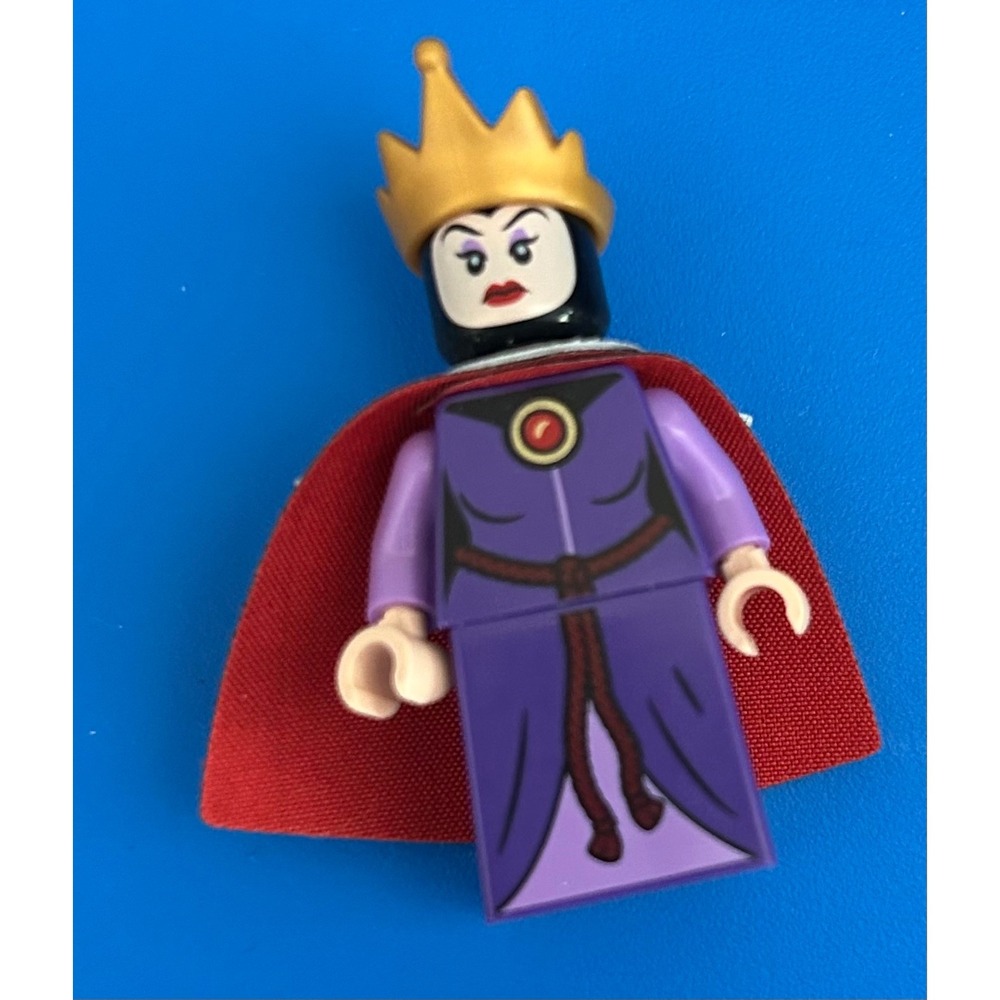 LEGO Disney Evil Queen Minifigure Snow White Purple Gown Gold Crown‎ dp033 41143